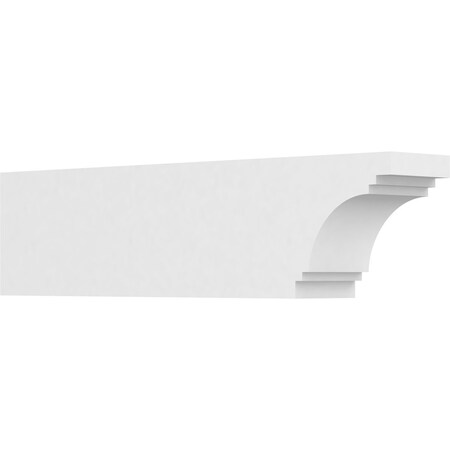 Ekena Millwork Standard Pescadero Architectural Grade PVC Rafter Tail, 4"W X 6"H X 24"L RFTP04X06X24PEC